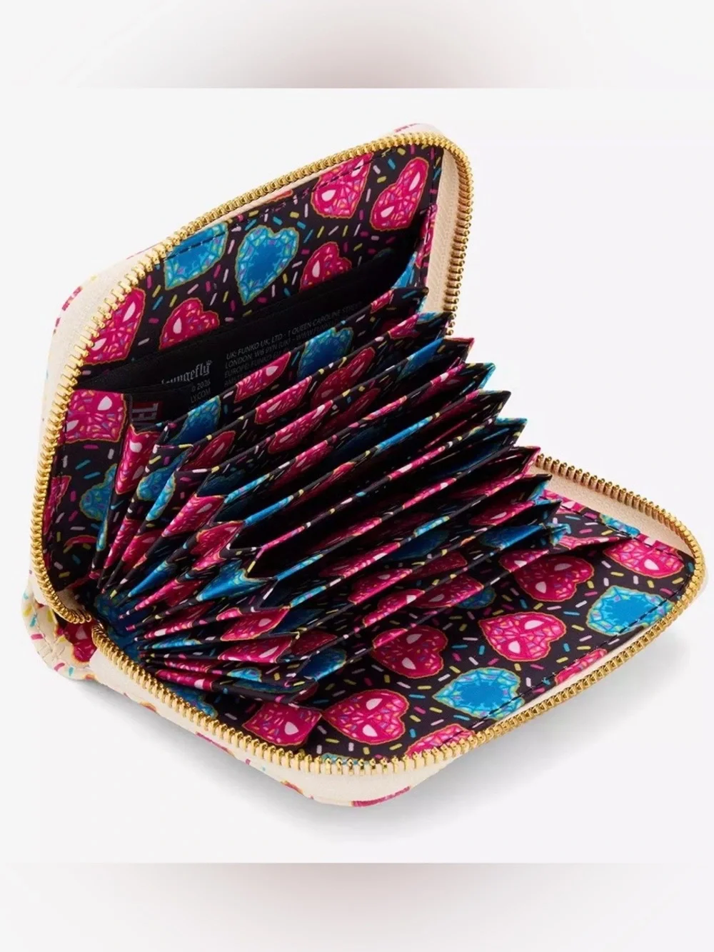 Loungefly Marvel Spider-Man Sprinkle Donut Mask Accordion Wallet